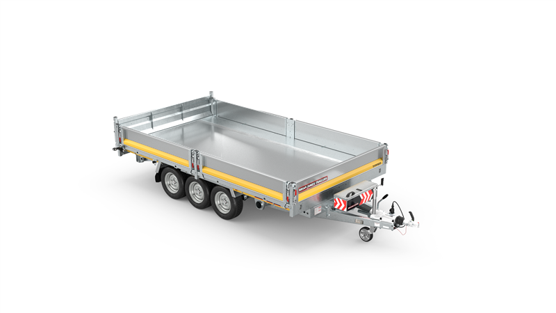 Tipper, 3500KG, 526 - 3.6m - 4m x 2.0m, 3 Axle, 12" Wheels